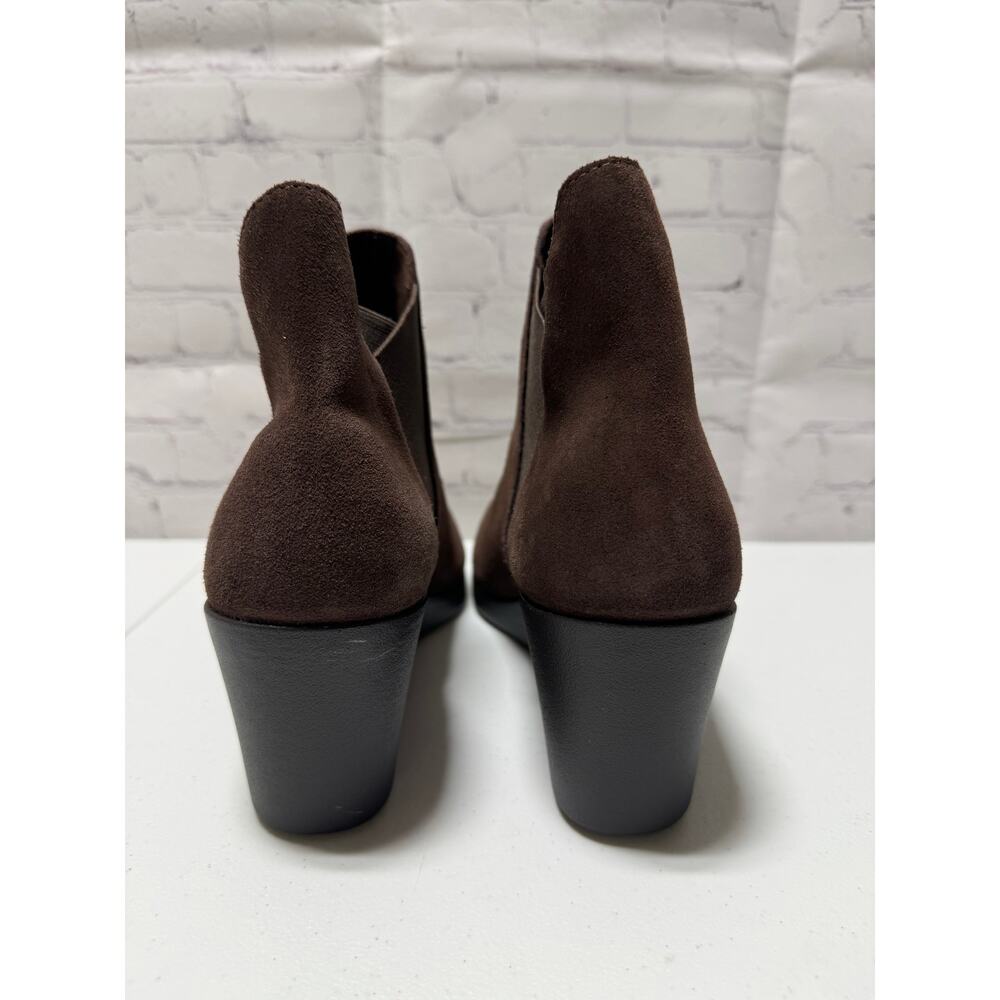 Women's CROCS Leigh Wedge Chelsea ankle boot like new Size 11w - Picture 3 of 9
